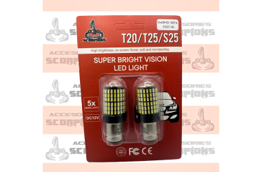 S25 2CONT. 144SMD CANBUS