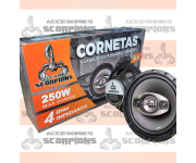 Corneta Coaxial 6.5" 4 Ohms  250W 85dB (PAR)