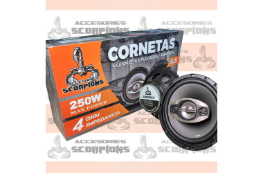 Corneta Coaxial 6.5" 4 Ohms  250W 85dB (PAR)